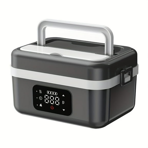 Cordless Electric Lunch Box, Suitable For Adults, Men And Women-rechargeable Self-heating Food Heater Container, Battery-powered Heating Lunch Box, Very Suitable For Work And Travel