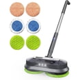 thumbnail image 1 of Cordless Electric Mop with Spray & Detachable Water Tank, Lightweight Electric Spin Mop with Headlights for Hardwood Tile Laminate Floors, Long-Lasting Battery, Self-Propelled Floor Cleaner, 1 of 8