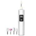 Cordless Electric Nail Drill, 3-Speed Rechargeable Nail File Kit with ...