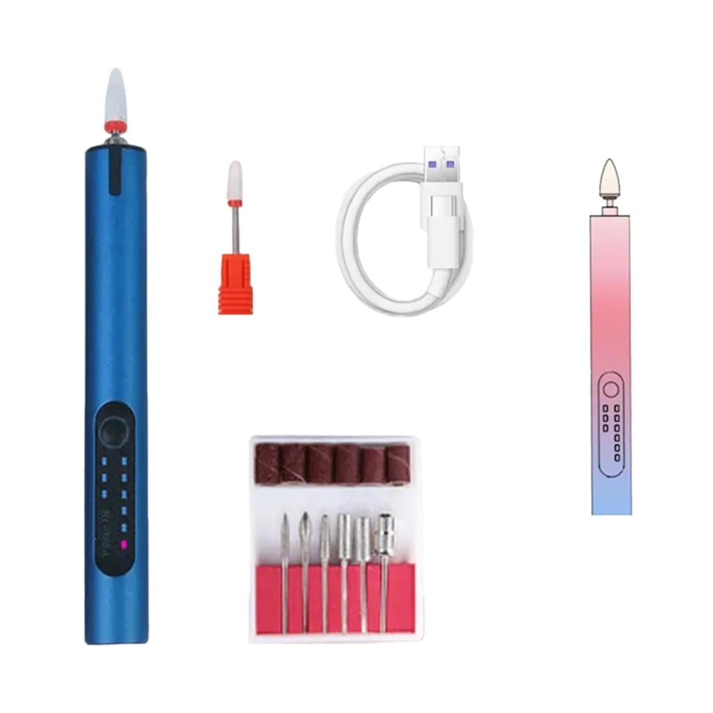 Cordless Electric Nail Drill File Nail Drill Machine for Acrylic Gel Dip Powder Polish Portable Manicure Pedicure Tools