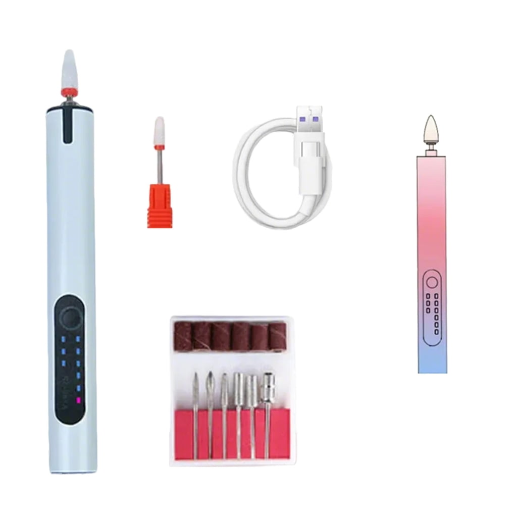 Cordless Electric Nail Drill File Nail Drill Machine for Acrylic Gel Dip Powder Polish Portable Manicure Pedicure Tools