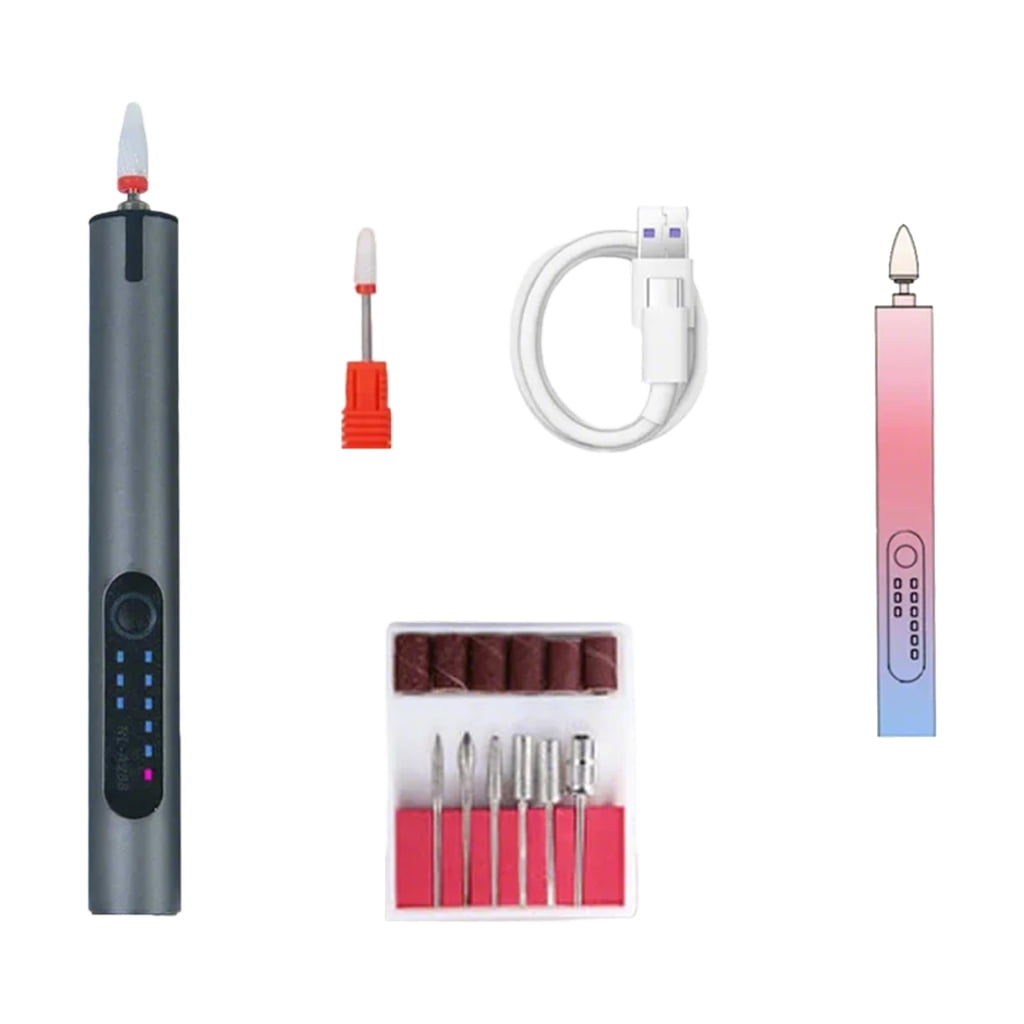 Cordless Electric Nail Drill File Nail Drill Machine for Acrylic Gel Dip Powder Polish Portable Manicure Pedicure Tools
