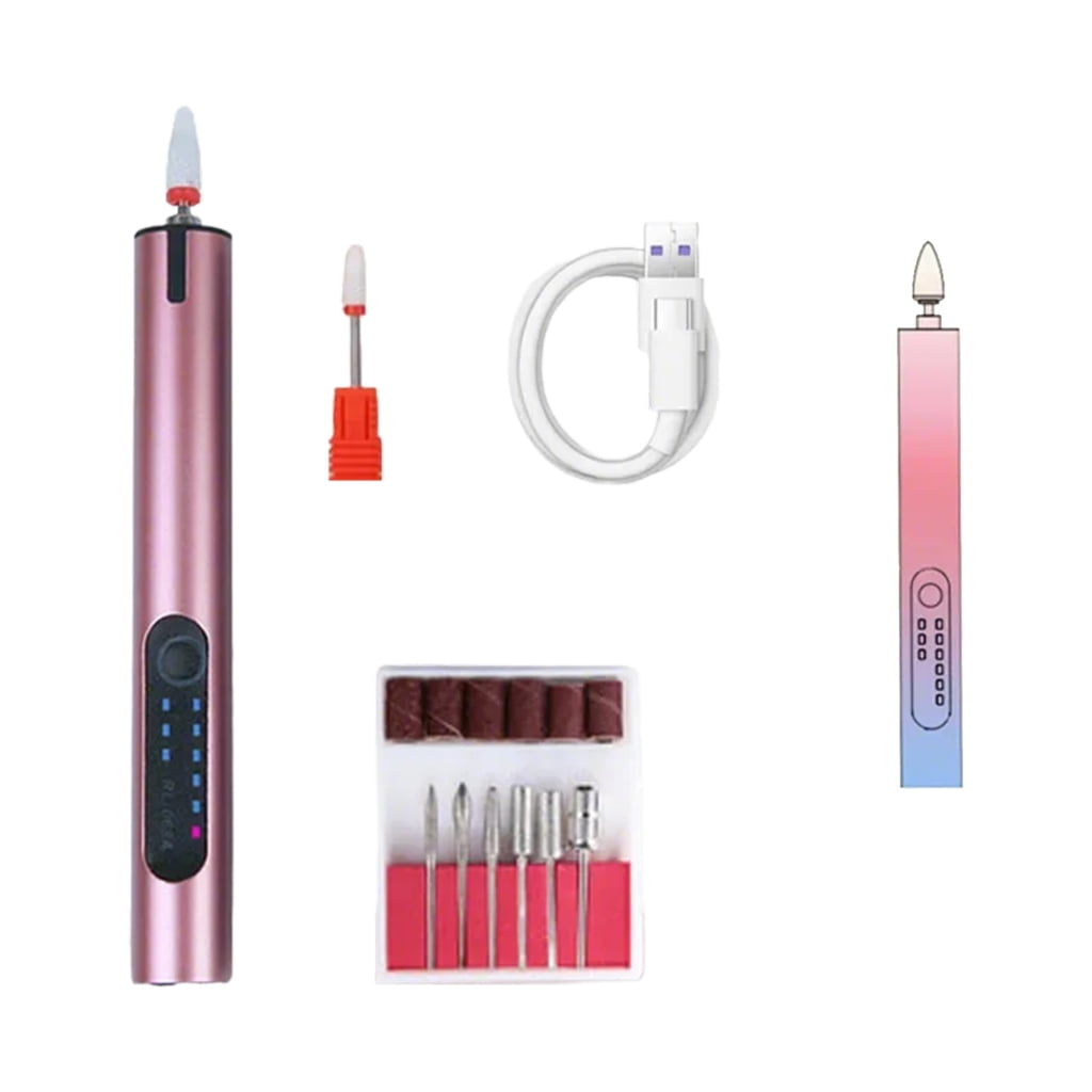 Cordless Electric Nail Drill File Nail Drill Machine for Acrylic Gel Dip Powder Polish Portable Manicure Pedicure Tools