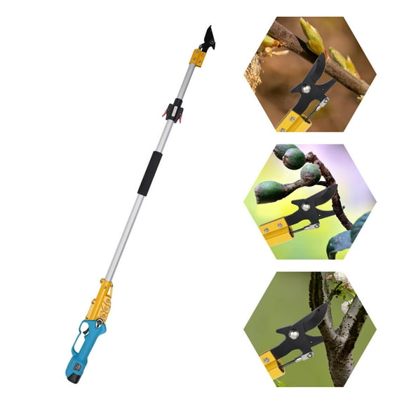 Cordless Electric Pruning Shears+Extension Pole Tree Branch Cutting Machine 500W SC-3220