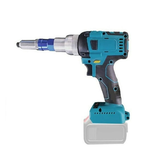 Cordless Electric Riveter Gun Brushless Screwdriver Applicable Rivet 2.4-4.8mm Riveting Tool For 18V Battery (No Battery) ,Wide Application