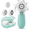 thumbnail image 1 of Cordless Electric Rotating Facial Cleansing Brush Kit, 2 Adjustable Speed Modes with 3 Interchangeable Brush Heads, Waterproof Exfoliating Blackhead Remover & Skin Massager for All Skin Types, 1 of 8
