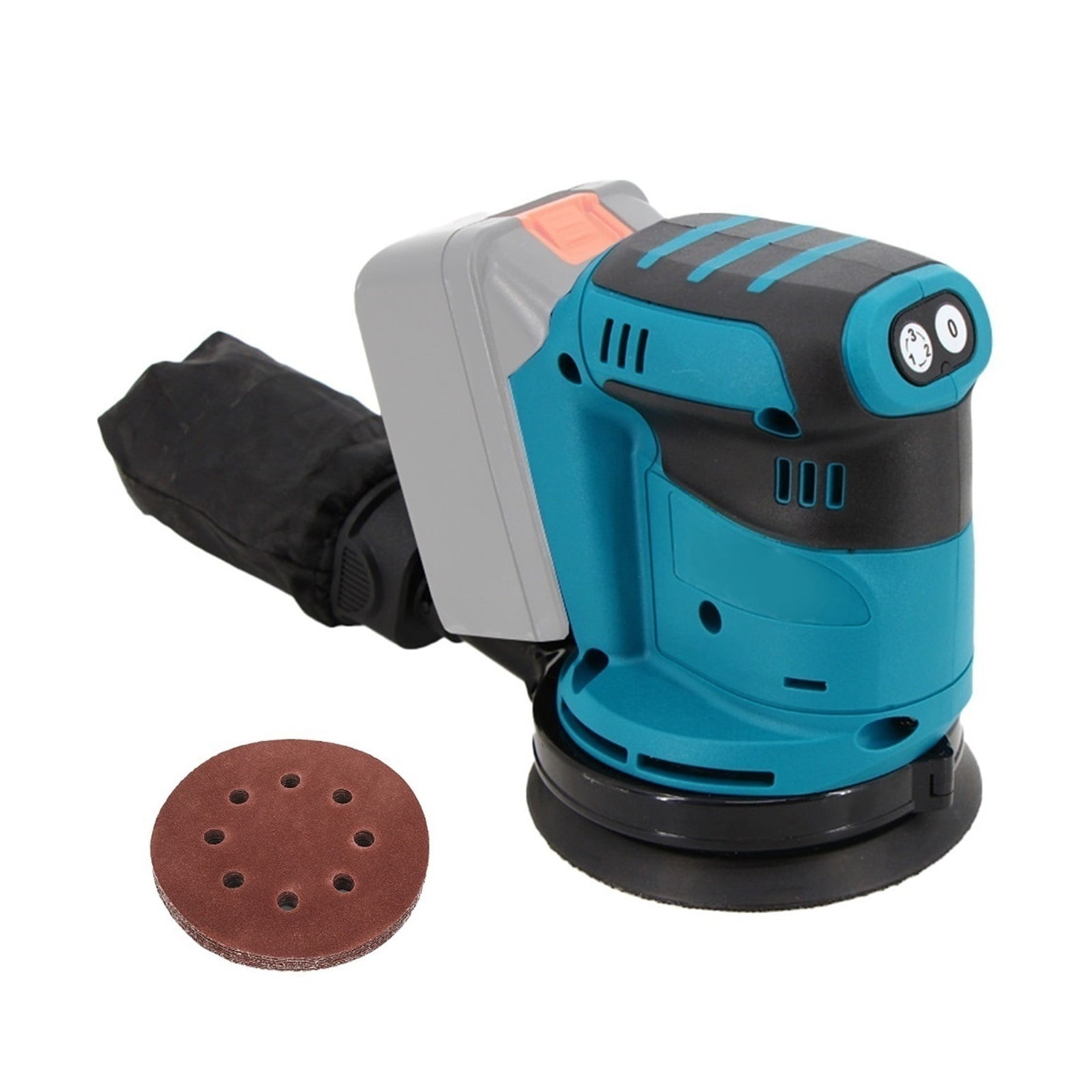 Cordless Electric Sander 125mm 3 Speed Orbital Sander Wood Grinder Sanding Machine With Sandpaper ,Widely Use