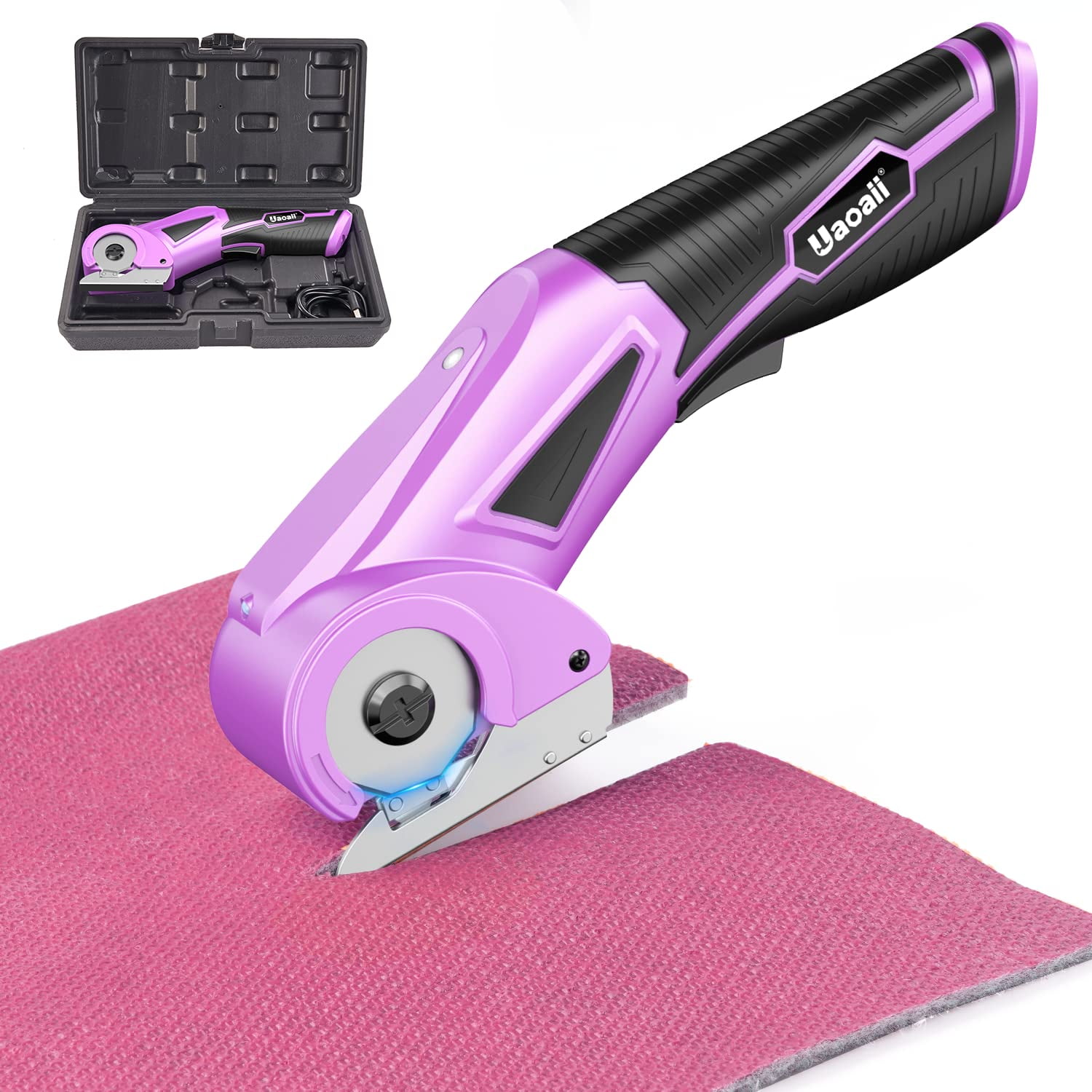 Consew 503K Tuffy Portable Electric Rotary Shear / Handheld Fabric Cutter -  Cutex Sewing Supplies