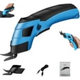 thumbnail image 1 of Cordless Electric Scissors, 2025 New Rechargeable Portable Cardboard Box Cutter with 2 Blades, Powerful Shears Cutting Tool for Fabric, Cardboard, Leather, Carpet and More (Blue (Boxed)), 1 of 7
