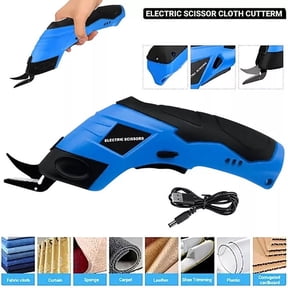 Cordless Electric Scissors Battery Operated For Fabric Box Leather Cardboard