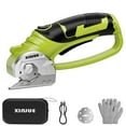 thumbnail image 1 of Cordless Electric Scissors, Cardboard Box Cutter Heavy Duty, 4V Rechargeable Power Rotary Cutter with Safety Lock & LED Light for Fabric, Carpet, Paper or Leather, Orange, 1 of 7