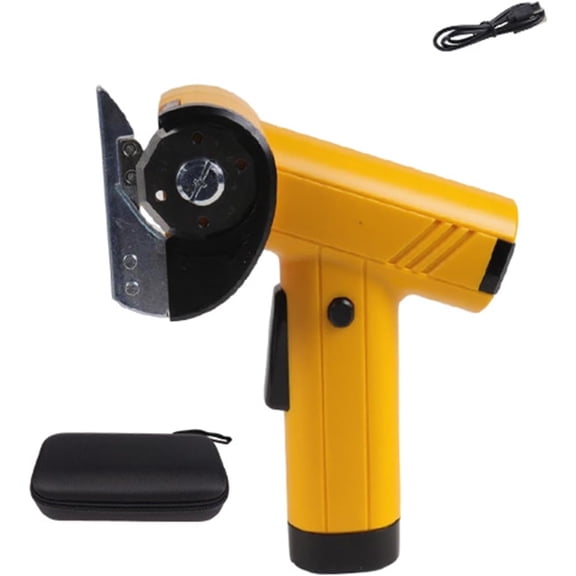 Cordless Electric Scissors ,Lightweight Fabric Cutter Rotary Tool, Hand Held Fabrics Slitting Machine for Clothing, Textiles, Paper, Blanket, Hat