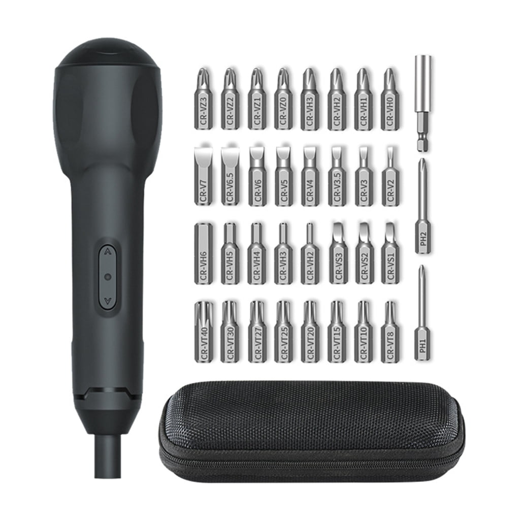 Cordless Electric Screwdriver USB c Charging Port Bits Set Rechargeable Screwdriver For Remote Car Tool Projects
