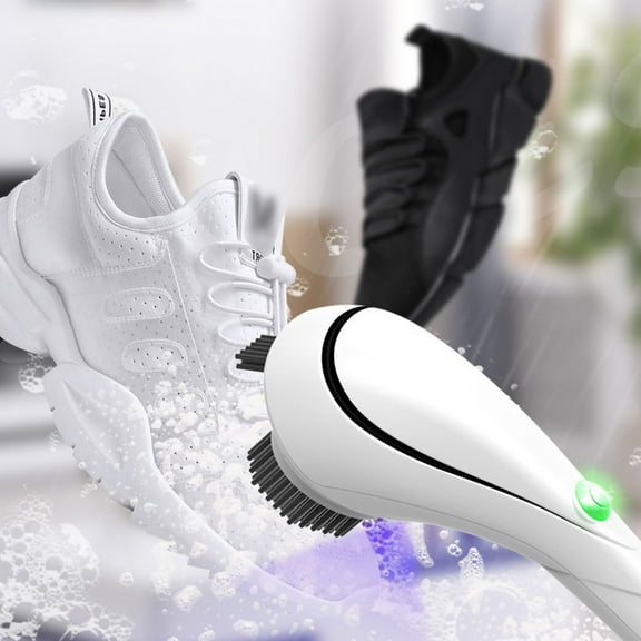 Cordless Electric Shoe Cleaner Brush, A Handheld Power Spin Scrubber with Interchangeable Heads for Deep Cleaning Sneakers, Athletic Shoes, and Boots, Waterproof & USB Rechargeable