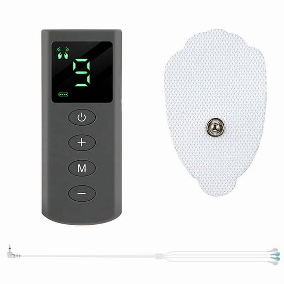 Cordless Electric TENS Unit Muscle Stimulation Machine with Electrode Pads Body Massager EMS Mini Massager