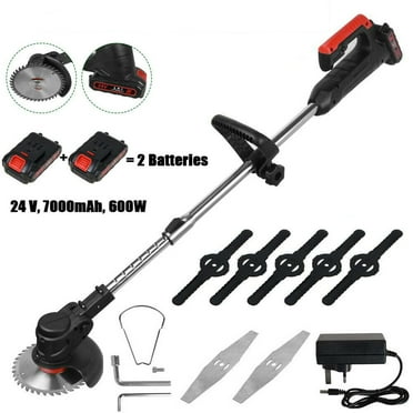 Cordless Electric Weed Lawn Eater Edger Yard Grass String Trimmer Cutter mower