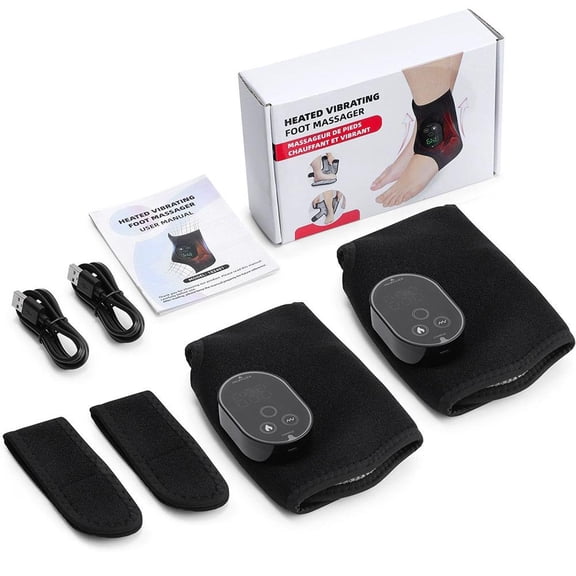 Cordless Foot Massager for Neuropathy, 6 Heat Levels & 3 Vibration Modes, Circulation & Muscle Recovery, for Foot Heel Arch Ankle Calf Arm