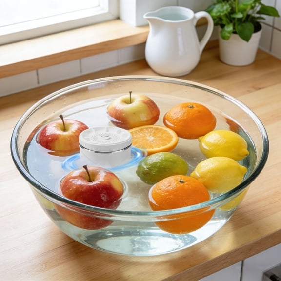 Cordless Fruit and Vegetable Cleaner Portable Ultrasonic Purifier Washing Machine Multifunctional Food Washer for Kitchen Meal Prep Camping Picnic Outdoor