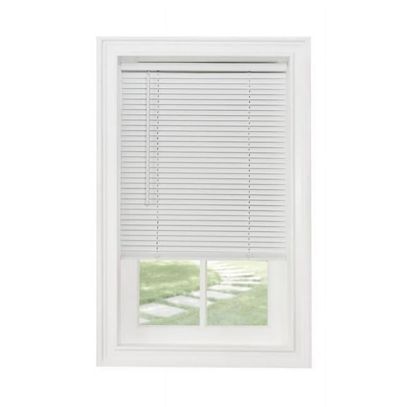 Cordless GII Morningstar 1 in. Light Filtering Mini Blind - 58 x 64 in. - White