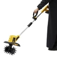 thumbnail image 1 of Cordless Garden Tiller Battery Powered Garden Cultivator, 270rpm Handheld Cordless Cultivator W/ 8.66in Tilling Width & 6.3in Tilling Depth, Mini Electric Rototillers for Gardening, Lawn, 1 of 30