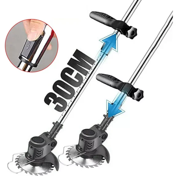 Cordless Grass String Trimmer Cutter Electric Lawn Edger w/ 2 Battery