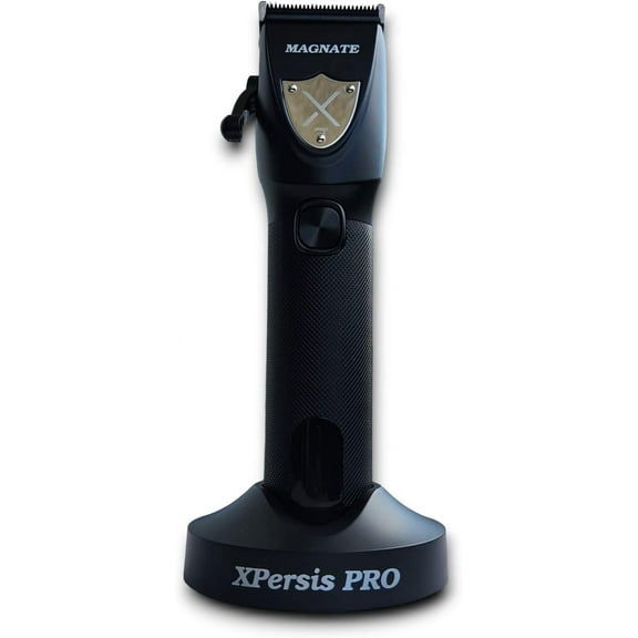 Cordless Hair Clipper for Barbers and Mens, 3 hrs Quiet Run Time with Extra DLC Fade Blade and Charging Stand