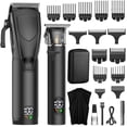 thumbnail image 1 of Hair Clippers & Beard Trimmer for Men, Cordless Rechargeable Haircut Clipper Kit with Adjustable Blade and LED Display, 1 of 11