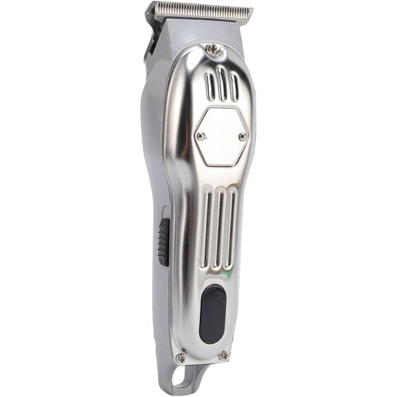 Cordless Hair Clippers with Stainless Steel Blades & 3 Guide Combs, Quiet Grooming Trimmer