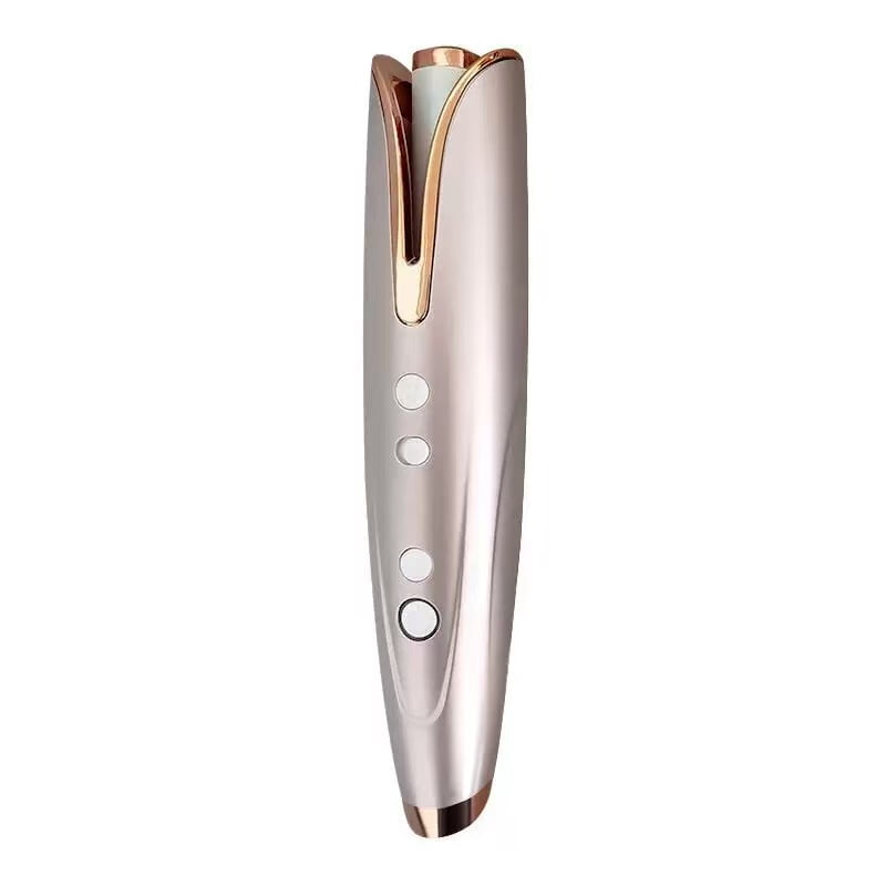 Cordless Hair Curler,Automatic Curling Iron with 6 Adjustable Temperature,Auto Rotating Ceramic Barrel Hair Curler Fast Heating, Portable USB Rechargeable Curling Iron Wand Create stylish hai,Pink