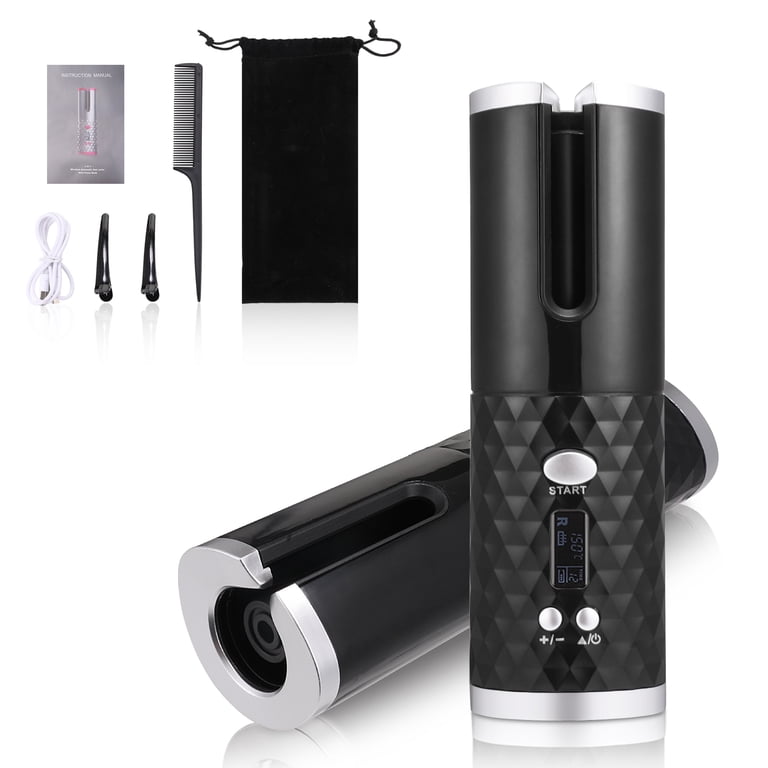 Wireless Hair Curler Amazon.com: Automatic Curling Iron, Hair Curling Iron for  main image 4