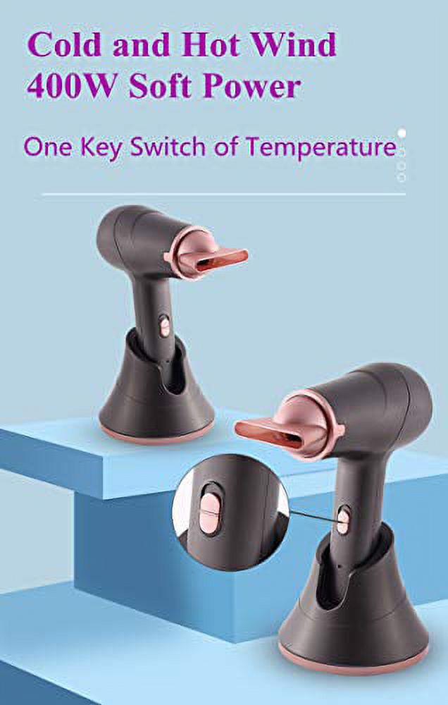 Cordless Hair Dryers Rechargeable, Portable Travel Hairdryer, Wireless