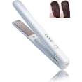 thumbnail image 1 of Cordless Hair Straightener, Negative Ion Flat Iron with 4-Level Temperature Control, Anti-Static Hair Iron, White, 1 of 14