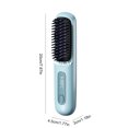 thumbnail image 1 of Cordless Hair Straightening Brush, Rechargeable Hot Hair Brush With 3 Temperature Settings 320°F-392°F, Ceramic Bristles For Frizz Control & Shiny Hair, Portable Travel Styler, 1 of 7