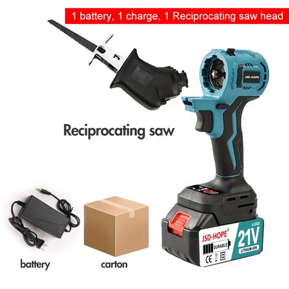 Cordless Hammer Drill and Screwdriver, Multi-Function Lithium-ion Tool for Drilling and Fastening