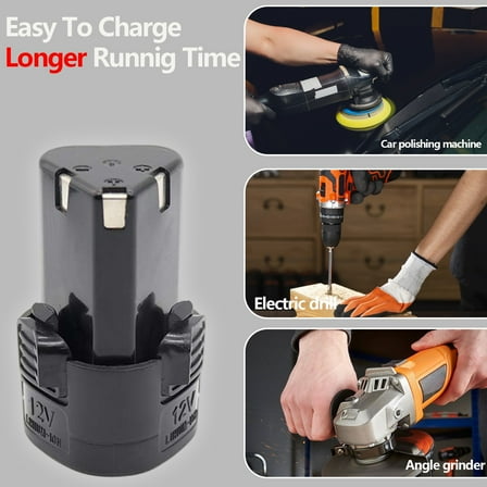 Cordless Hand Drill & Angle Grinder Set - Electric Tool Kit with Lithium Battery, Wrench, Screwdriver for DIY Projects