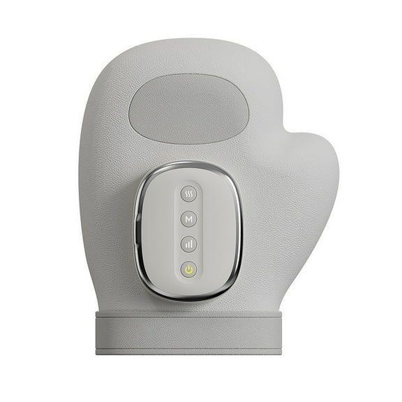 Cordless Hand Massager with Heat and Compression, 3 Massage Modes & Adjustable Heat Therapy for Hand Pain Relief, Portable Rechargeable Massage Glove with 15-Min Timer