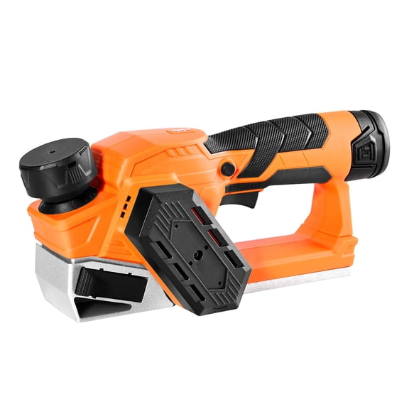 Cordless Hand Planer, 2-1/5 in Width, 14500 RPM, 2Ah 12V Battery, Brushless Motor, Dual Blade, Electric Wood Planer