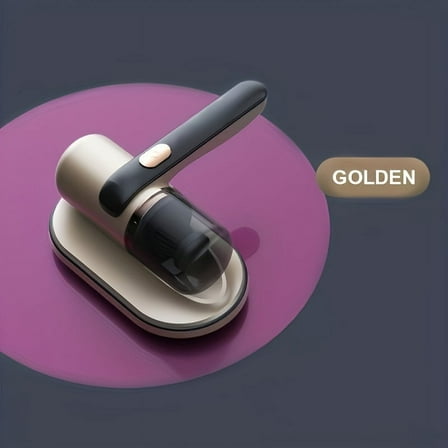 Cordless Handheld Bed Vacuum Cleaner - Super Suction with UV Lamp for Mattress & Sofa - Wet/Dry Dual Filter Deep Cleaning - Removes Pet Hair & Allergens