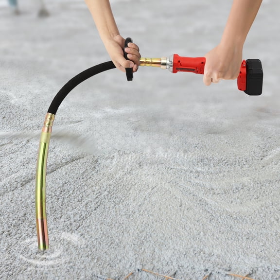 Cordless Handheld Concrete Vibrator, Cement Vibrating Tool,  Air Bubbles Remover For Restoration, Concrete Columns, Grape Frame Casting