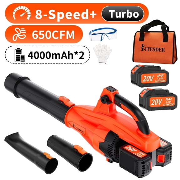 Cordless Handheld Leaf Blower & Vacuum, Portable Rechargeable Cleaner for Car, Lawn, Garden, Christmas Gift, Local Warehouse