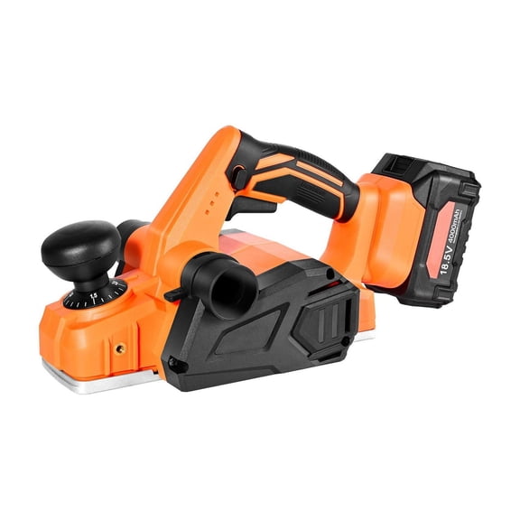 Cordless Handheld Planer, 3-1/4 Inch, 18V 15000 RPM Wood Planer w/ 4.0Ah Battery