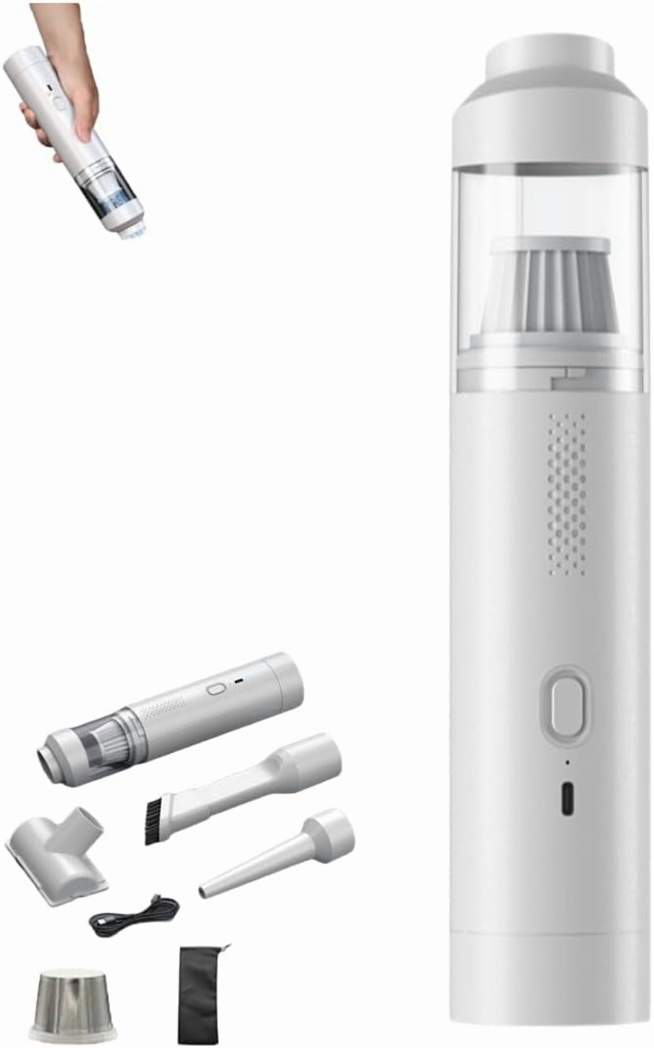 Cordless Handheld Vacuum, 19000Pa Strong Suctio,  High-Power 4-in-1 Car Vacuum Cleaner with & Filter, USB-C Rechargeable & Lightweight
