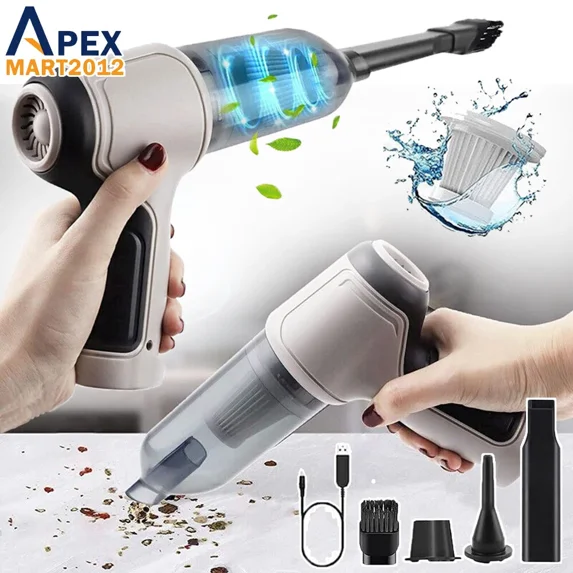 Cordless Handheld Vacuum Cleaner 9000Pa Car Home Rechargeable Wet Dry Duster