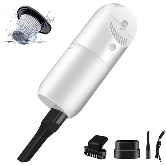 Cordless Handheld Vacuum Cleaner, Auto Vacuum Cleaner with HEPA Filter, Wet Dry Vacuum for Pet Hair, Home and Car Cleaning