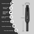 thumbnail image 1 of Cordless Handheld Vacuum, Lightweight Portable Hand Vacuum Cleaner with LED Light, Rechargeable Hand Held Vacuum with One-Touch Empty, Powerful Suction for Office,Home,Black, 1 of 8
