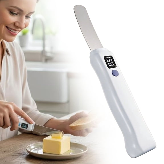 Cordless Heated Butter Butter Spreader With Fast Heating LED Display Stainless Temp For Cold Butter Cheese