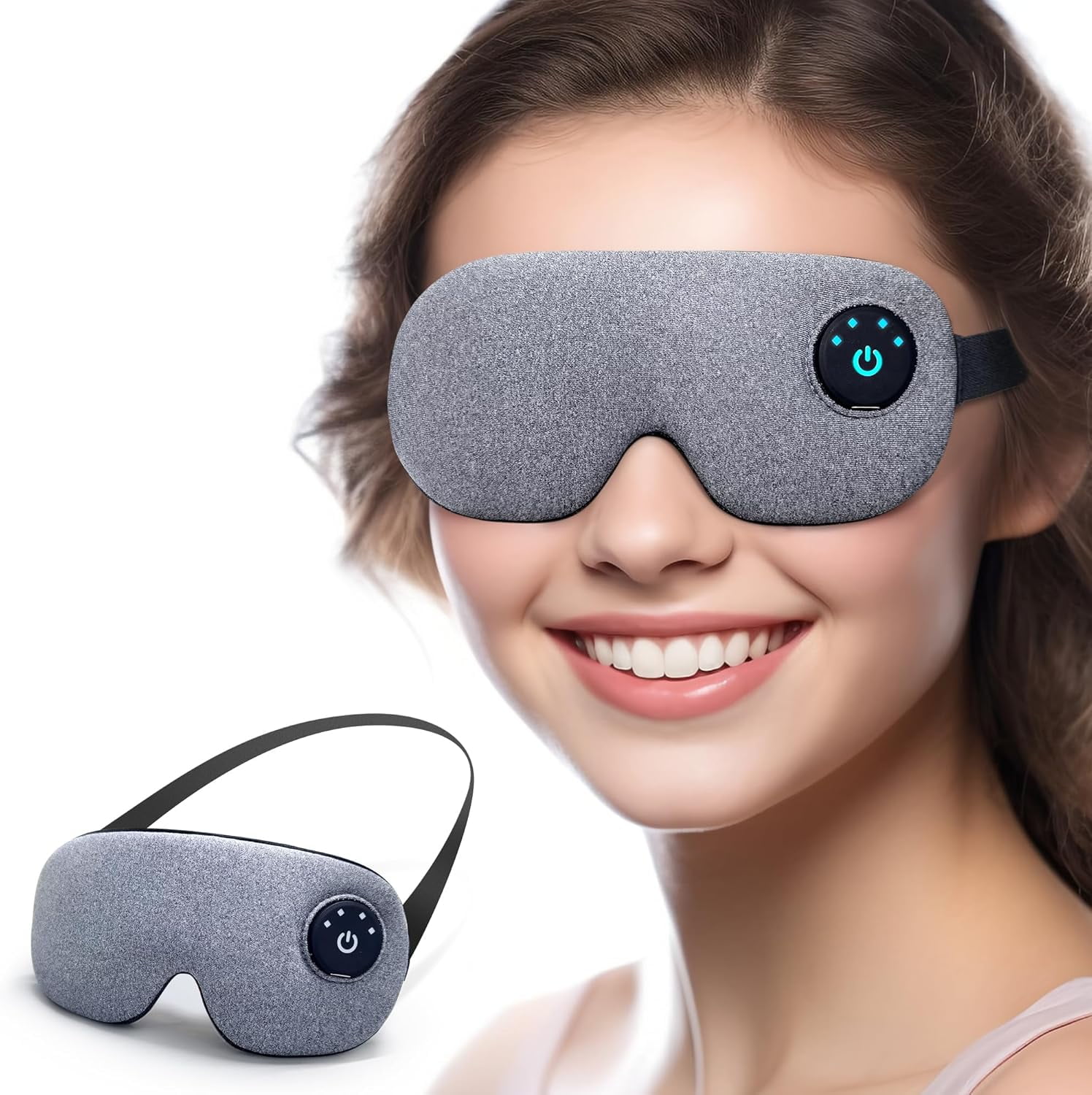 Cordless Heated Eye Mask For Dry Eyes, Sleep Eye Mask, Usb Rechargeable