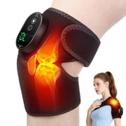 Cordless Heated Knee Brace, 3-In-1 Heated Knee Elbow Shoulder Brace Wrap, Knee Heating Pad for Relief, Knee Warmers with Multiple Heating Modes, Knee Wrap Support