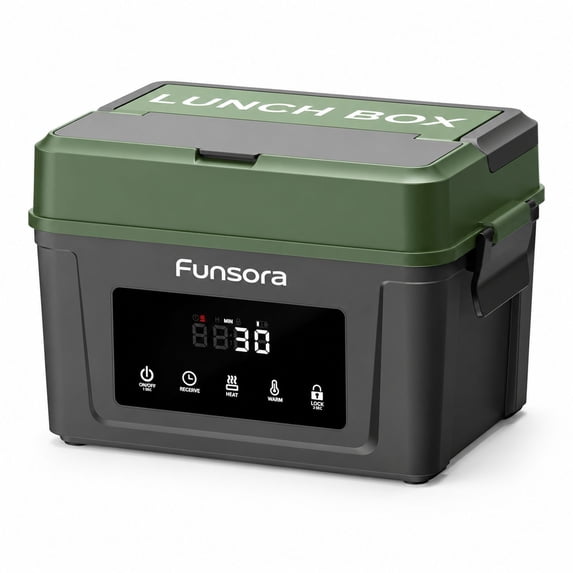6 Side Box Cordless Heated Lunch Box 1.5L Electric Lunch Box 24000mAh Battery 60W ...