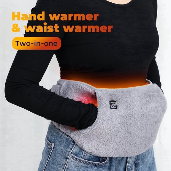 FlareMore Heating Pad for Cramps, Period Heating Pad for Stomach, Period Belly Heater, Warm Uterus Waist Belt & Hand Warmer 3 in 1 with 3 Heating Modes, Machine Washable for Period Care